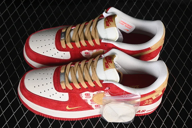 All Categories Nk Air Force 1 Air Force Series Nk Air Force 1 Low Air Force Low Nike Air Force 1'07 Low Year of the Horse Limited Red Gold Air Force One Low Casual Shoes XD0028-014